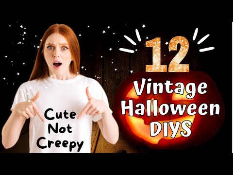 🎃SERIOUSLY AWESOME Halloween DIYS/Dollar Tree Halloween DIY 2022/Vintage Halloween Decor