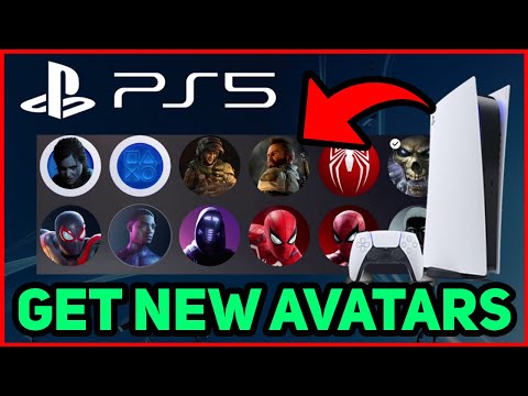 PS5 HOW TO GET NEW AVATARS EASY NEW!