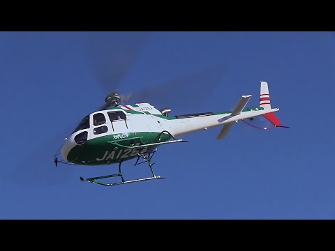 [日本航空学園 航空祭2024 ]ヘリコプター遊覧迫力の離着陸映像/AKAGI HELICOPTER Airbus Helicopters AS350B3 Ecureuil JA125A