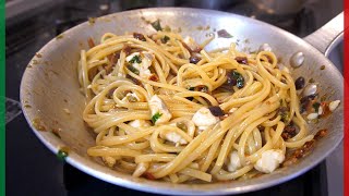 【何度も食べたくなる味！】地中海風パスタ第3弾！【Linguine alla Mediterranea】