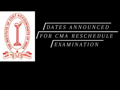 #cmaexams #cmarescheduleexams Dates Announced For Reschedule Exams