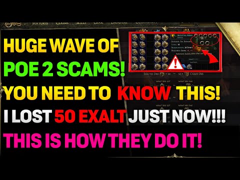 MASSIVE ONGOING POE 2 SCAMS WAVE WARNING!!! | 4 Important Scammer RED FLAGS!