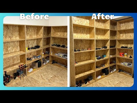 DIY储物柜（Finish）｜Storage Cabinets Without Doors｜满墙｜开放式｜完成安装第三层子柜体｜20240609