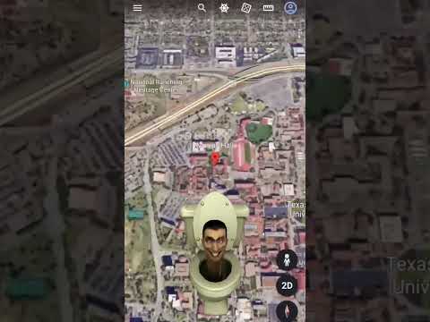 Skibidi toilet Really Exist on Google Maps and Google Earth #googleearth #googlemap #shorts