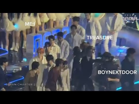 Idols interactions at 2024 MAMA AWARDS  - MAMA 2024 Ending Stagen