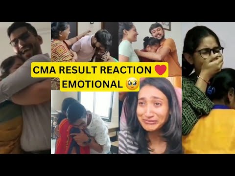 CMA Result Reaction 🥺 Feeling After Cracking CMA Exams | CMA Motivation | Emotional Result Reaction