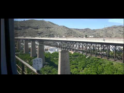 Puente de hierro en Santa Fe de Mondújar (f.c. Linares-Almería)