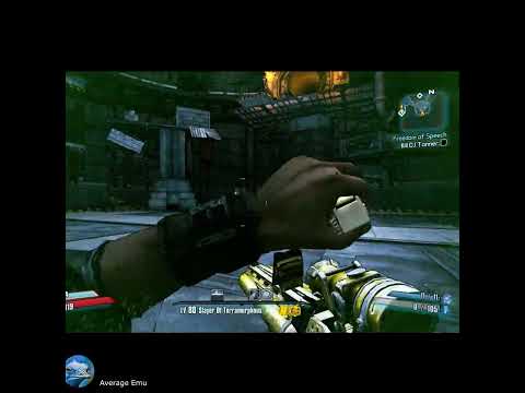 Borderlands 2 Beatdown Level 35 Pete The Invincible Raid Boss vs Level 80 Commando Emu