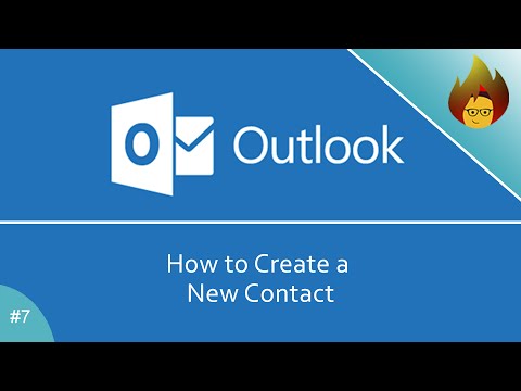 How to Create a New Contact | MS Outlook 365