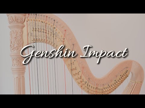 Genshin Impact - Hanachirusato (Her Legacy) - Relaxing Harp Cover