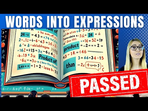 Translating Words into Algebraic Expressions