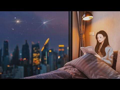 Hope you have a comfortable night☁Listening to sleep music in the bedroom, Sleeping music