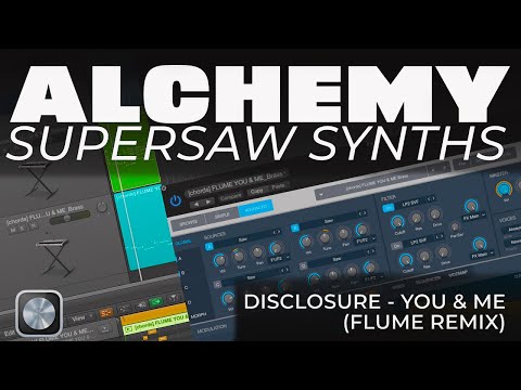 Alchemy Tutorial - Huge Organic Brass Stab Synth (Trap / Future Bass)