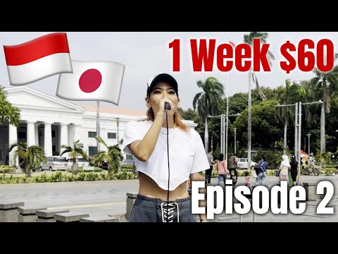 1 Week in Indonesia on a $60 Budget Busking To Survive: Episode 2