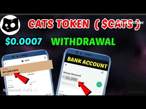 Cats $CATS Token Withdrawal Bybit & Binance | Cats Listing token & Cats withdrawal into bank account