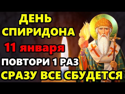 10 января Самая Сильная Молитва Спиридону Тримифунтскому о помощи и достатке в праздник. Православие