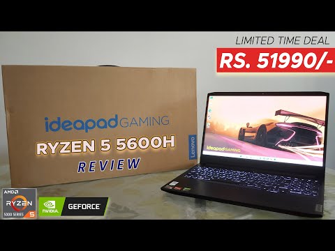 LENOVO IDEAPAD GAMING 3 REVIEW | 🔥 BOUGHT AT 52K 🔥 | RYZEN 5 5600H | NVIDIA GTX 1650 | UNBOXING