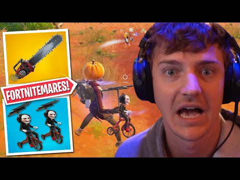 Ninja Reacts To The NEW Chainsaw Movement Item & SAW In Fortnite!