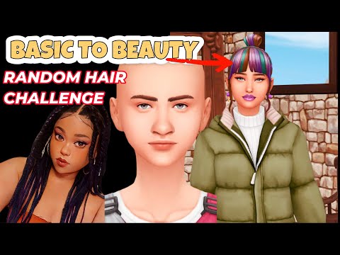 CAN I MAKE A SPECIAL SIM WITH A HAIRSTYLE I DIDN'T CHOOSE? RANDOM HAIR CHALLENGE- SIMS 4 CAS PLAY