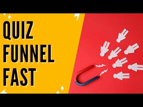 How To Build A Quiz Funnel Fast