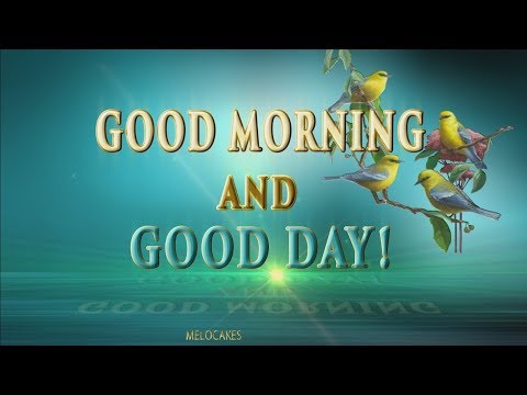 🎶💗 Good Morning and Good Day🎶💗4K Animation Greeting Cards