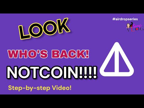 NOTCOIN IS BACK! A complete step-by-step tutorial on how to mine Notcoin and earn Tokens