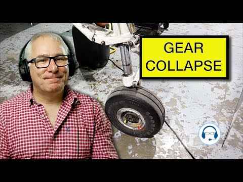 You won't believe what caused a PA28 gear to collapse!