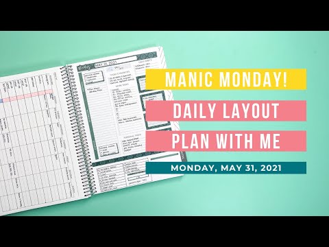 Manic Monday | Daily Plan With Me!