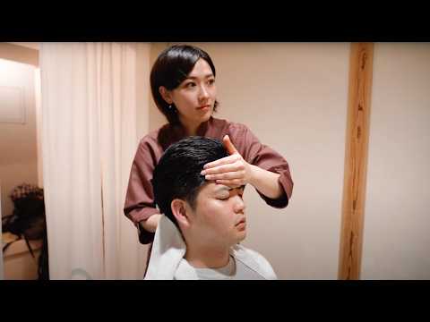 Experience ultimate relaxation at barbershop "Ginza Hachi" with shaving, ear cleaning and  massage.