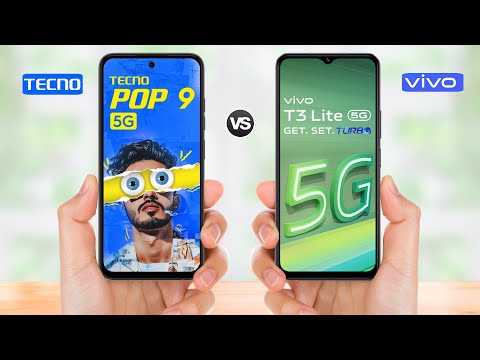 Tecno Pop 9 5g vs Vivo T3 Lite 5g || Full Comparison