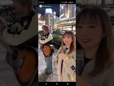 GRANOLA「大阪駅（完全版）」2024.11.22　大阪駅ルクア前ストリートライブ【朝日がのぼるグラノーラ／HIROKI👫mina男女ユニットでうたを歌ってます！関西拠点に活動中】#歌うま