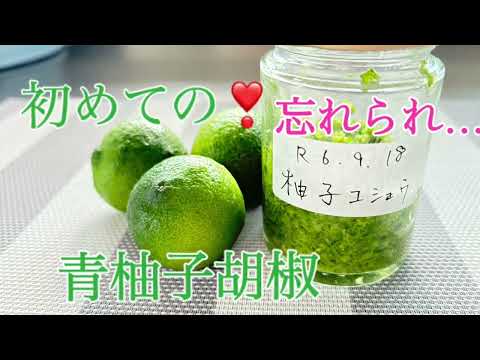 柚子胡椒　　初めての忘れられない味♪全然違う！