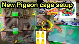 New Pigeon cage setup over 🔥| brought breeding cage pigeon accessories