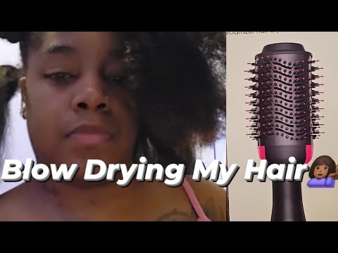 Hair VLOG: Blow Dry My Hair With Me💆🏾‍♀️💁🏾‍♀️😍🙌🏾