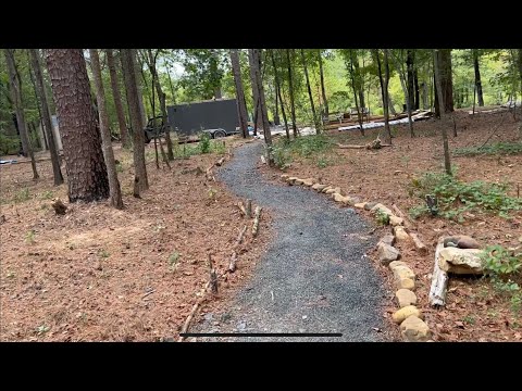 Treehouse, Airbnb glampsite & Bathhouse build update 10/14/23 Vlog 20