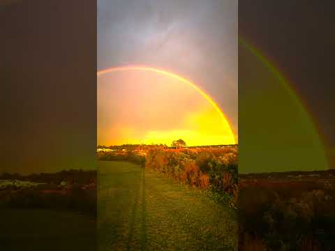 Double Rainbow What Does this Mean?! #travel #rvlife #contentcreator