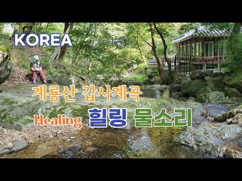 KOREA l 계룡산 갑사계곡 ㅣ Healing l 힐링 계곡물소리 [기억나누기]