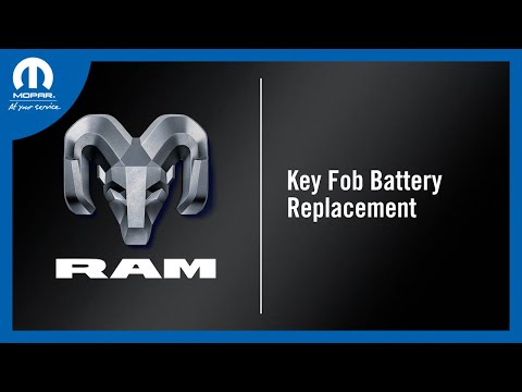 Key Fob Battery Replacement | How To | 2025 Ram ProMaster