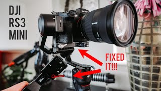 DJI RS3 Mini Review - I made it EVEN BETTER | Quick Detach Plate UPGRADE!