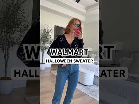 WALMART Halloween Sweater *ONLY $17* 🎃 #walmartfashion #walmart #walmarthaul #walmarthalloween