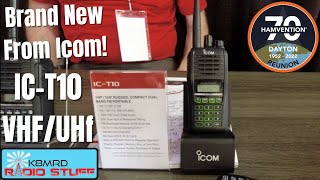 NEW!!  Icom IC-T10 Rugged Dual Band HT