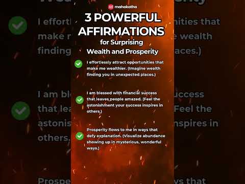 3 Affirmations for Surprising Wealth and Prosperity