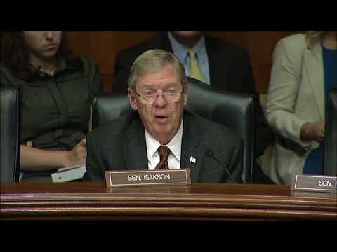 Isakson questions HHS Secretary Alex Azar on drug pricing