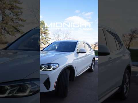 BMW X3 gets tints all the way around, Now look it at! 🔥 #bmw #cars