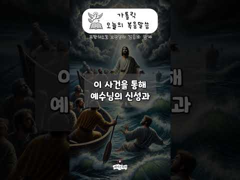 [가톨릭 복음말씀] 마태복음 14장 22-36절 | 프란치스코 교황님 강론 요약