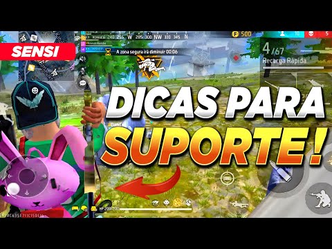 DICAS AVANÇADAS PARA SUPORTE - PARTE 1🎯IPhone XR FREE FIRE DICAS