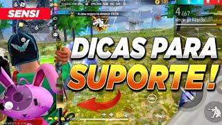 DICAS AVANÇADAS PARA SUPORTE - PARTE 1🎯IPhone XR FREE FIRE DICAS