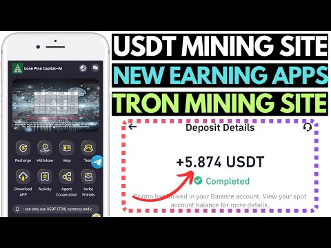 Best USDT Mining Website in 2024 | How to Earn USDT | TRON Mining Site | USDT Earning Apps