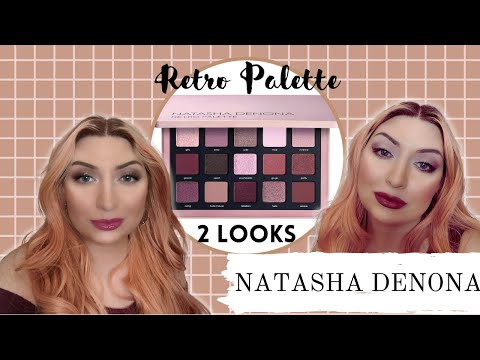 2 Makeup Looks with Natasha Denona Retro Palette