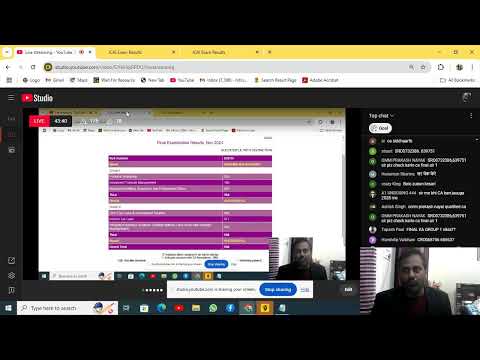 |CA Final November 2024 Result Live Now|  Live Stream & Discussion With CA Nitin Chawla|